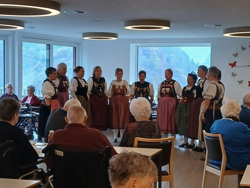 Auftritt Trachtengruppe Romoos